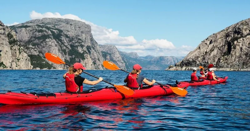 Geführte Kajaktour im Lysefjord